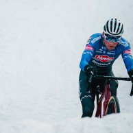 The fear of crashing overcame Van der Poel in Val di Sole