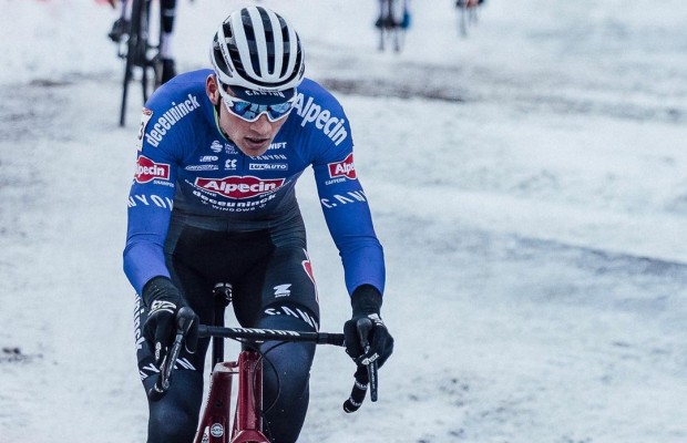 The fear of crashing overcame Van der Poel in Val di Sole