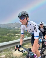 New Specialized integrated handlebars seen on Lorena Wiebes's Tarmac