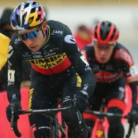 Pidcock, Van Aert and Van der Poel at the Exact Cross Mol today
