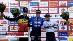 Van der Poel wins the first big battle between the magnificent three