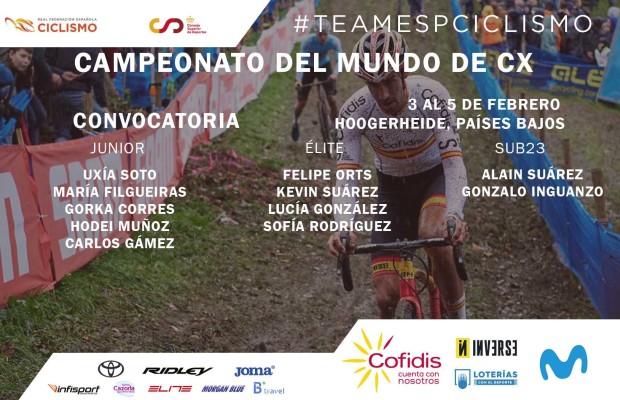 Esta es la selección española para el Mundial CX de Hoogerheide