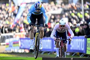 Van der Poel after winning the World Championships: