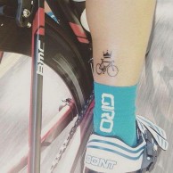 Tattoos of cyclists, do you need any ideas?