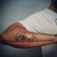 Tattoos of cyclists, do you need any ideas?