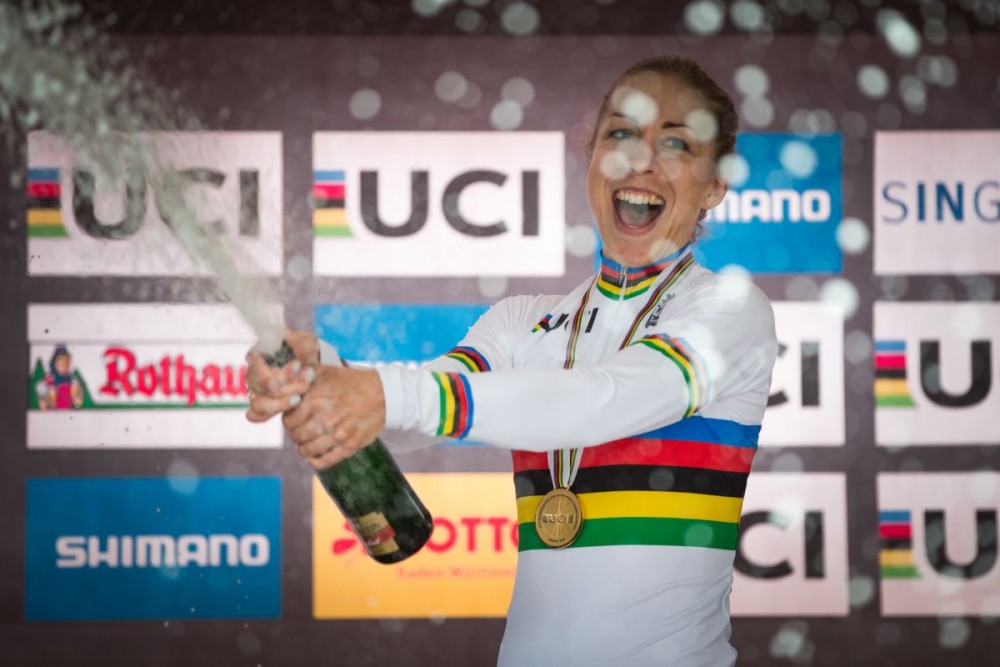Annika Langvad, actual Campeona del Mundo XCM