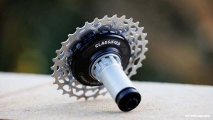 Victor Campenaerts will race with Classified's Powershift drivetrain and a huge chainring
