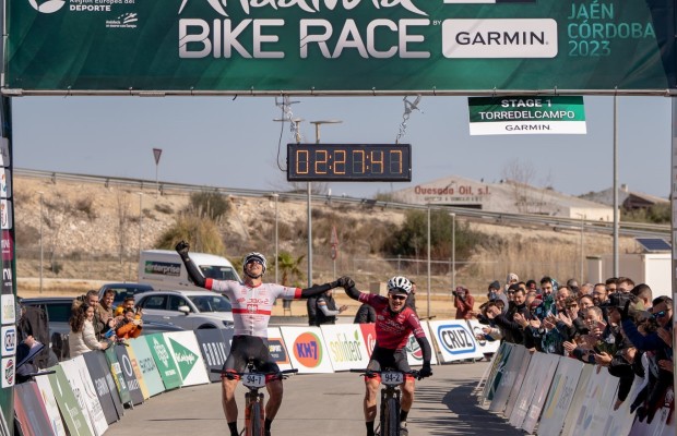 Paluta and Bernas surprise and win the first stage of the Andalucía Bike Race 2023, Figueras and Wüst win with authority in the women's category
