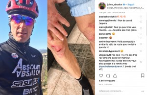 Un coche atropella a Julien Absalon