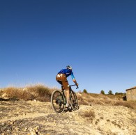 Alejandro Valverde at the head of the new Movistar Gravel Team