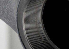 New threaded bottom bracket molded directly into the carbon frame