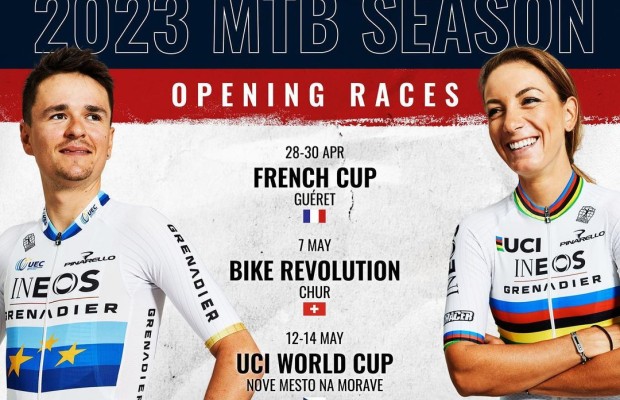 Primera parte del calendario de MTB para Tom Pidcock y Pauline Ferrand-Prévot