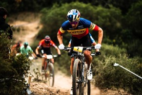Nino Schurter races at home this weekend