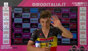 Remco Evenepoel, etapa y maglia rosa desde el comienzo del Giro de Italia 2023