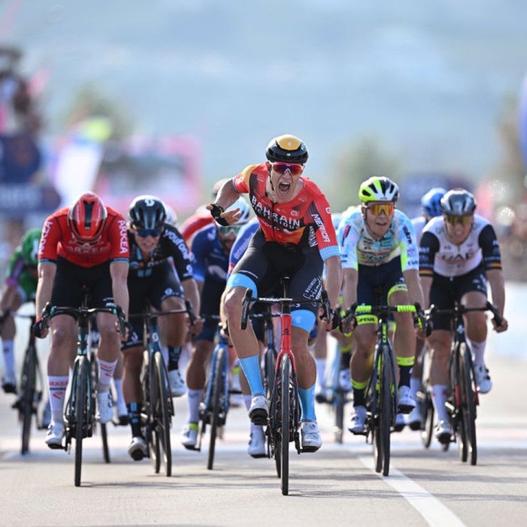 Jonathan Milan Takes The First Sprint Of The Giro D Italia