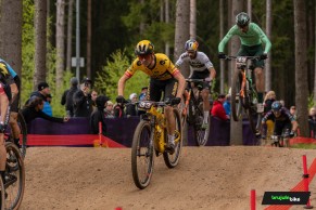Milan Vader takes advantage of a UCI legal loophole and converts his Cervélo to a hardtail for the Short Track of Nove Mesto