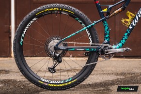 La Wilier Urta de 120 mm con la que Sofie Pedersen ganó el XCO sub23 en Nove Mesto