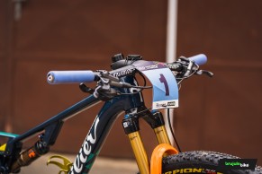 La Wilier Urta de 120 mm con la que Sofie Pedersen ganó el XCO sub23 en Nove Mesto