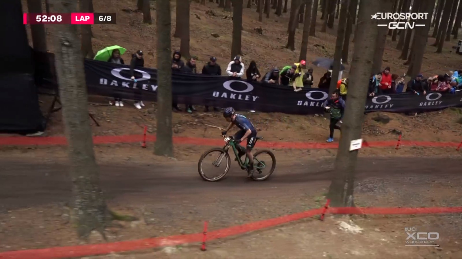 Pidcock wins the Nove Mesto XCO World Cup after a crash and a hard