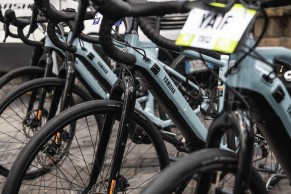 This was our experience in the Giro pedaling for the Yamaha team