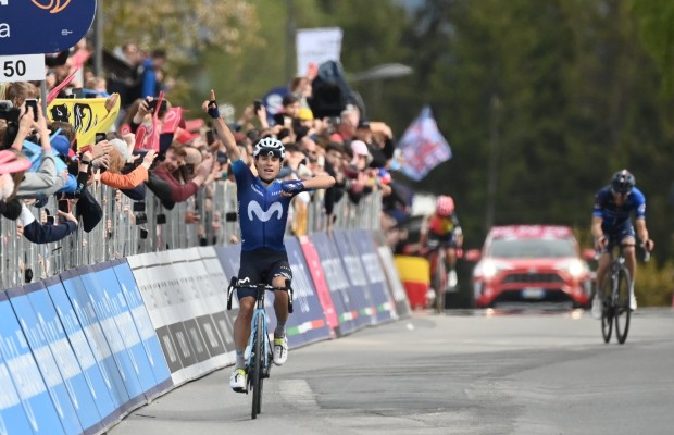 Einer Rubio da la victoria a Movistar en la capada etapa reina del Giro de Italia 2023