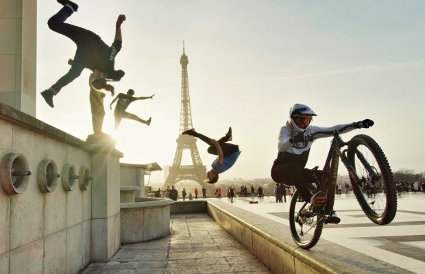 Parkour vs Mountain Bike de Londres a París