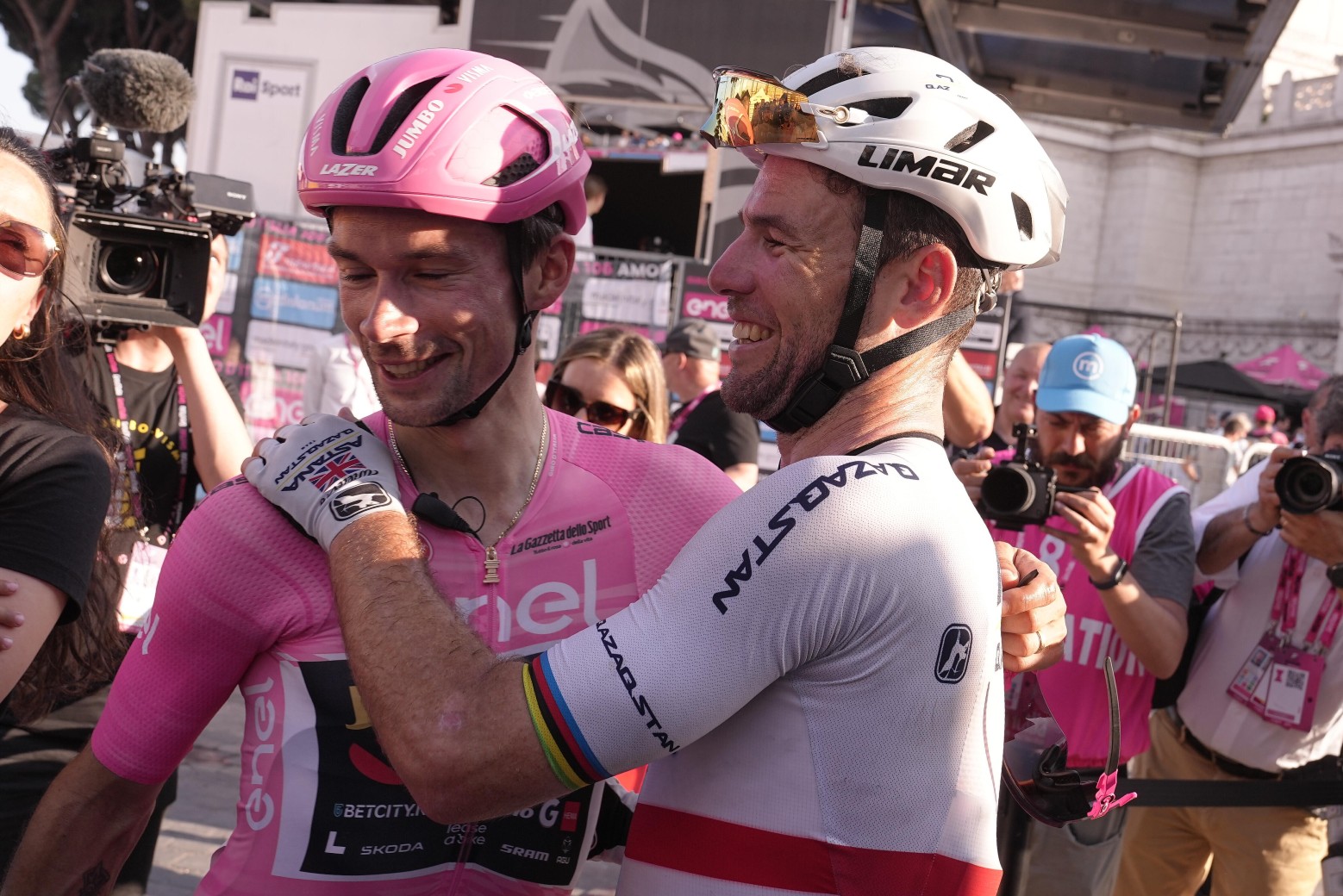 Primoz Roglic wins the 2023 Giro d'Italia, the fourth grand tour of his ...