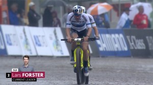 Mathias Flückiger won an epic Albstadt World Cup 2019 in which Van der Poel was second