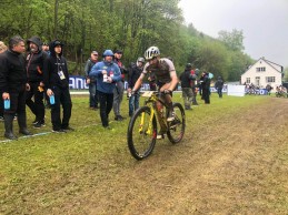 Mathias Flückiger won an epic Albstadt World Cup 2019 in which Van der Poel was second