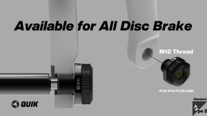 This quick-release thru-axle has everything to become trendy