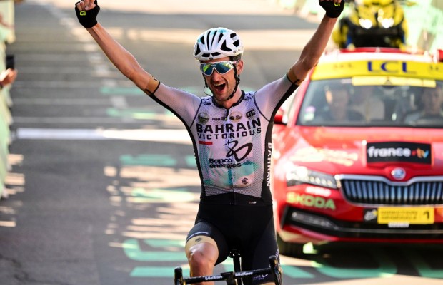 Wout Poels sentences the breakaway of the day in the third consecutive alpine stage of the Tour