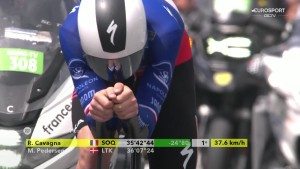 Jonas Vingegaard with half a Tour in his pocket after the time trial