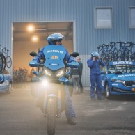 What brand are the blue Shimano bikes?