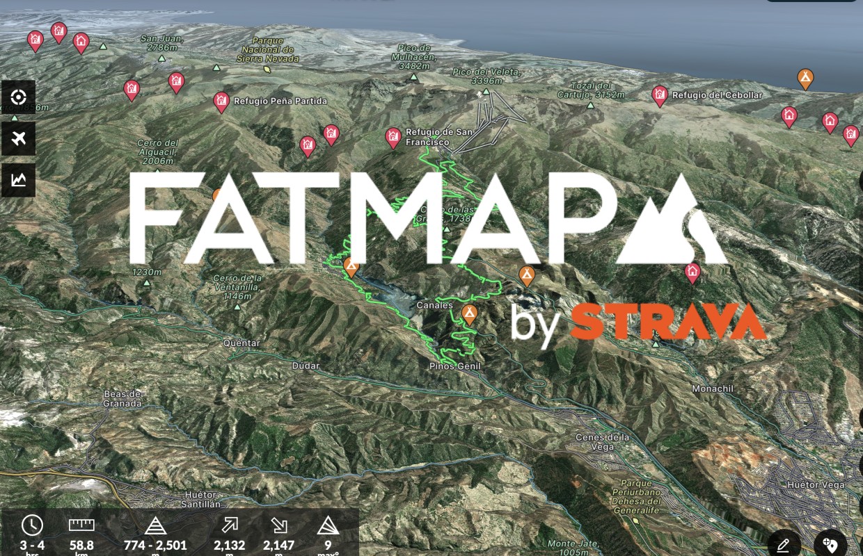Las suscriptores de Strava ya tienen acceso a Fatmap