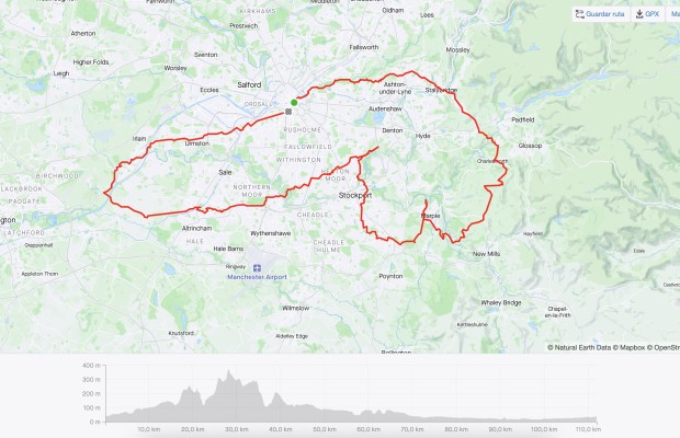 Dibuja un enorme pene en Strava por una buena causa