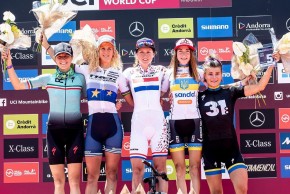 Victoria histórica de Anne Terpstra y remontada del año para Jolanda Neff en la Copa del Mundo de Vallnord XCO 2019