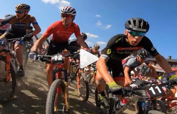 Así se vio el Short Track de Vallnord desde el sillín de Nino Schurter