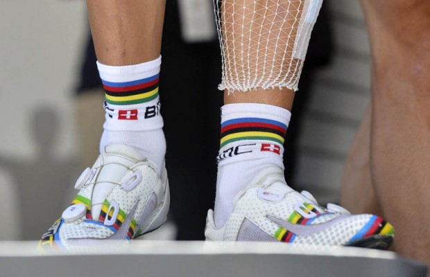La UCI impone una regla sobre la altura de los calcetines