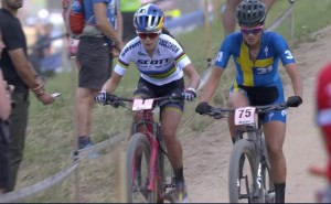 Kate Courtney is far superior than the rest and wins the MTB World Cup of Les Gets 2019
