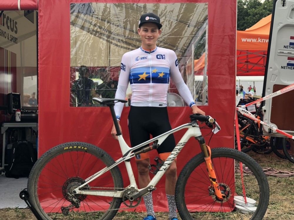 The Canyon Lux CF bike with which Van der Poel has won the ...