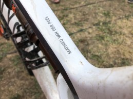 The Canyon Lux CF bike with which Van der Poel has won the European XCO Championship 2019