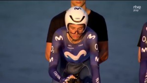 Movistar se queda a 55 centésimas del triunfo en la crono inaugural de La Vuelta 2023