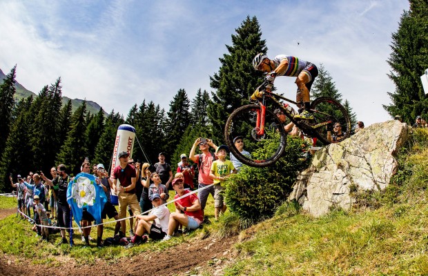Trailer de la Copa del Mundo de Lenzerheide, Suiza se para