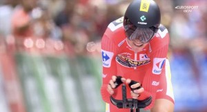 Ganna wins in La Vuelta time trial that clarifies the classification a bit