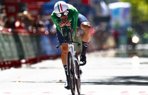 Ganna wins in La Vuelta time trial that clarifies the classification a bit