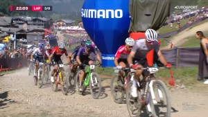 Koretzky signs a perfect weekend by also winning the XCO World Cup in Les Gets