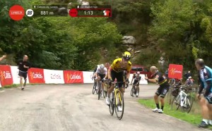 Jonas Vingegaard in contention for the final victory in La Vuelta