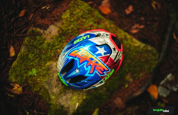 Jofre Cullel estrena casco en Snowshoe, al estilo MotoGP