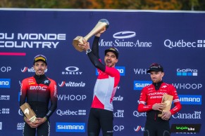 Pidcock gana una alocada Copa del Mundo XCO de Mont Sainte Anne, Fluckiger sueña hasta el final y Schurter se lleva la general