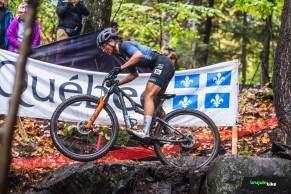 Lecomte gana de forma brillante en el tormento de la Copa del Mundo XCO de Mont Sainte Anne